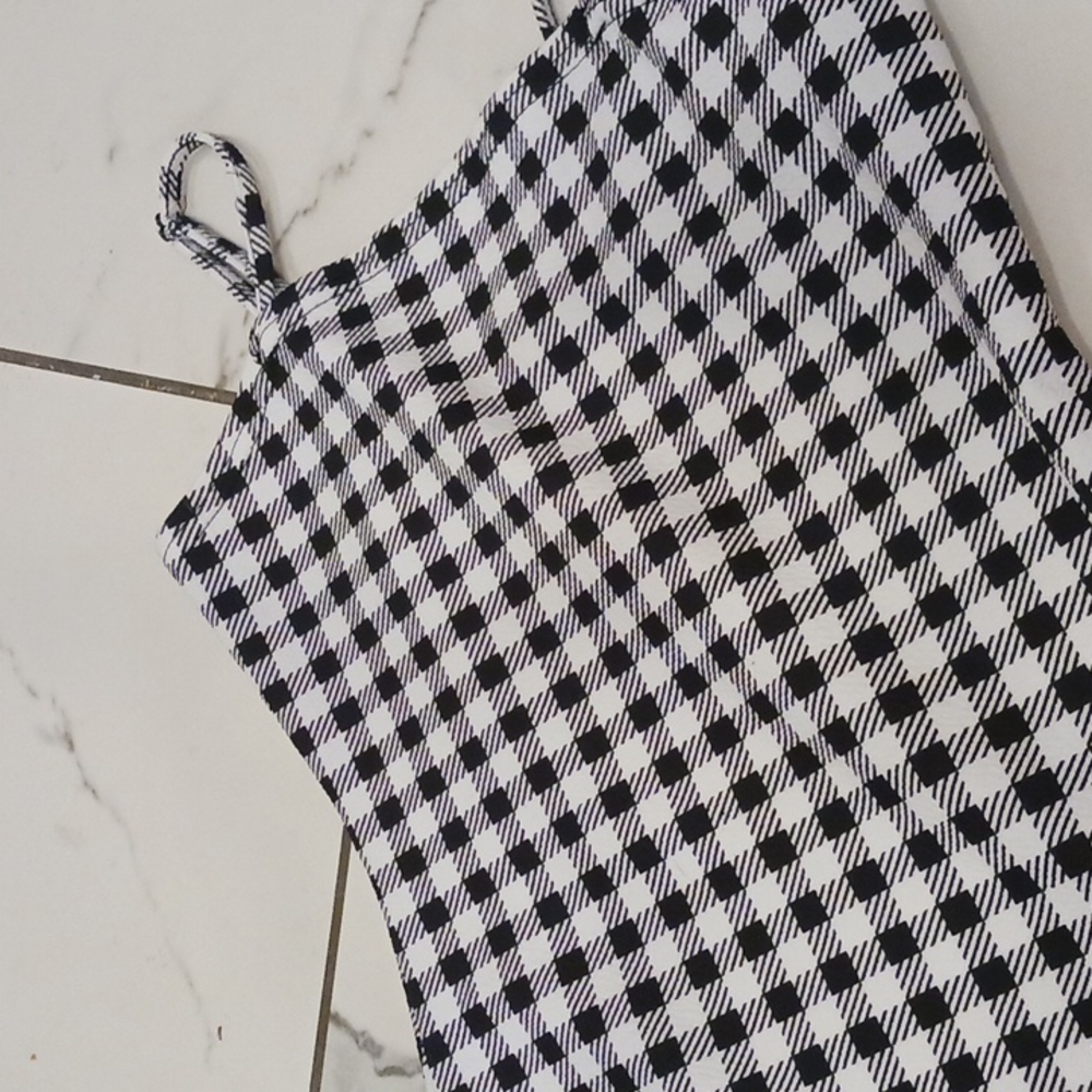 SHEIN Buffalo plaid cami dress XS